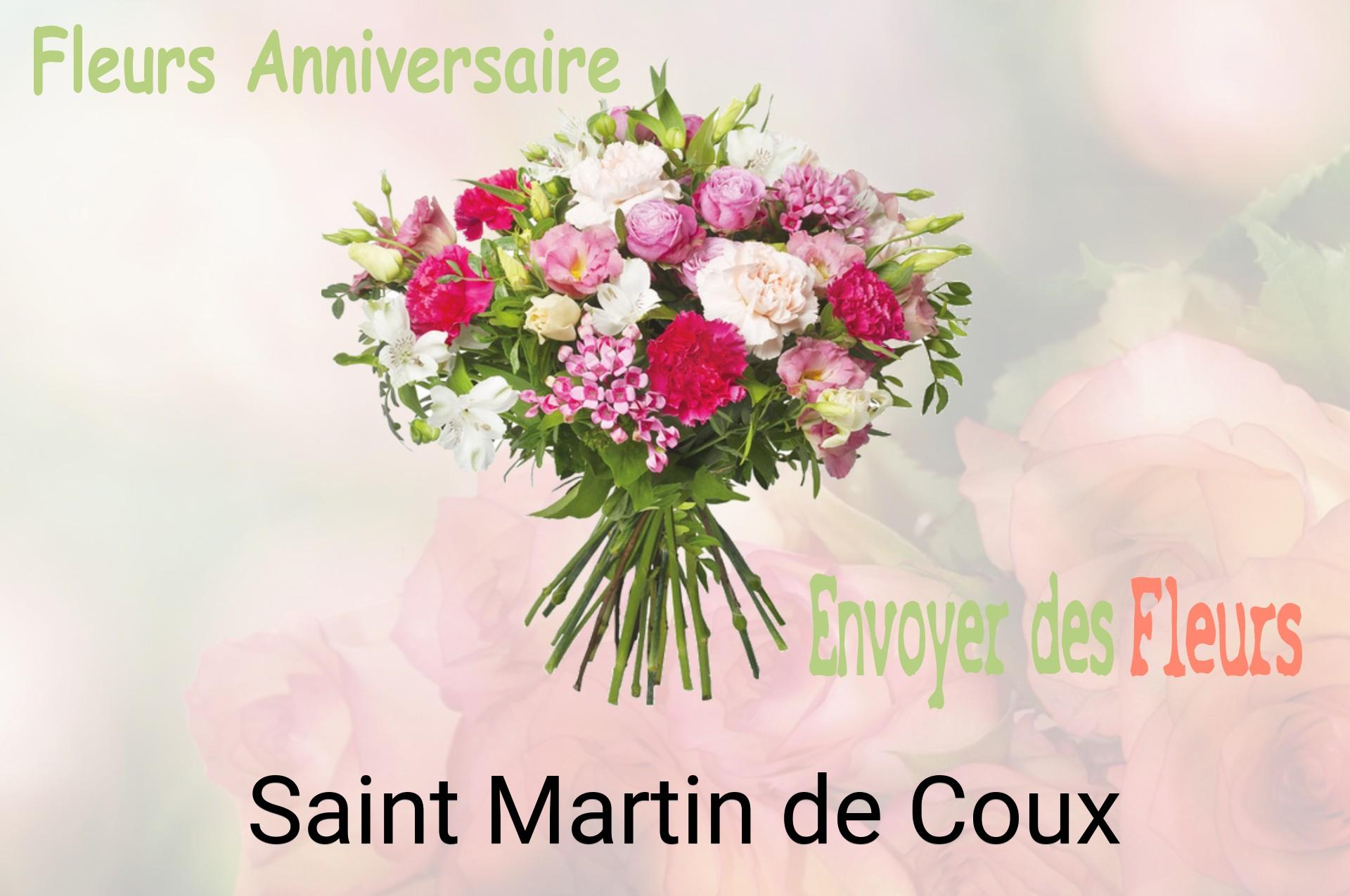 Bouquet de fleurs d’anniversaire livré à Saint-Martin-de-Coux