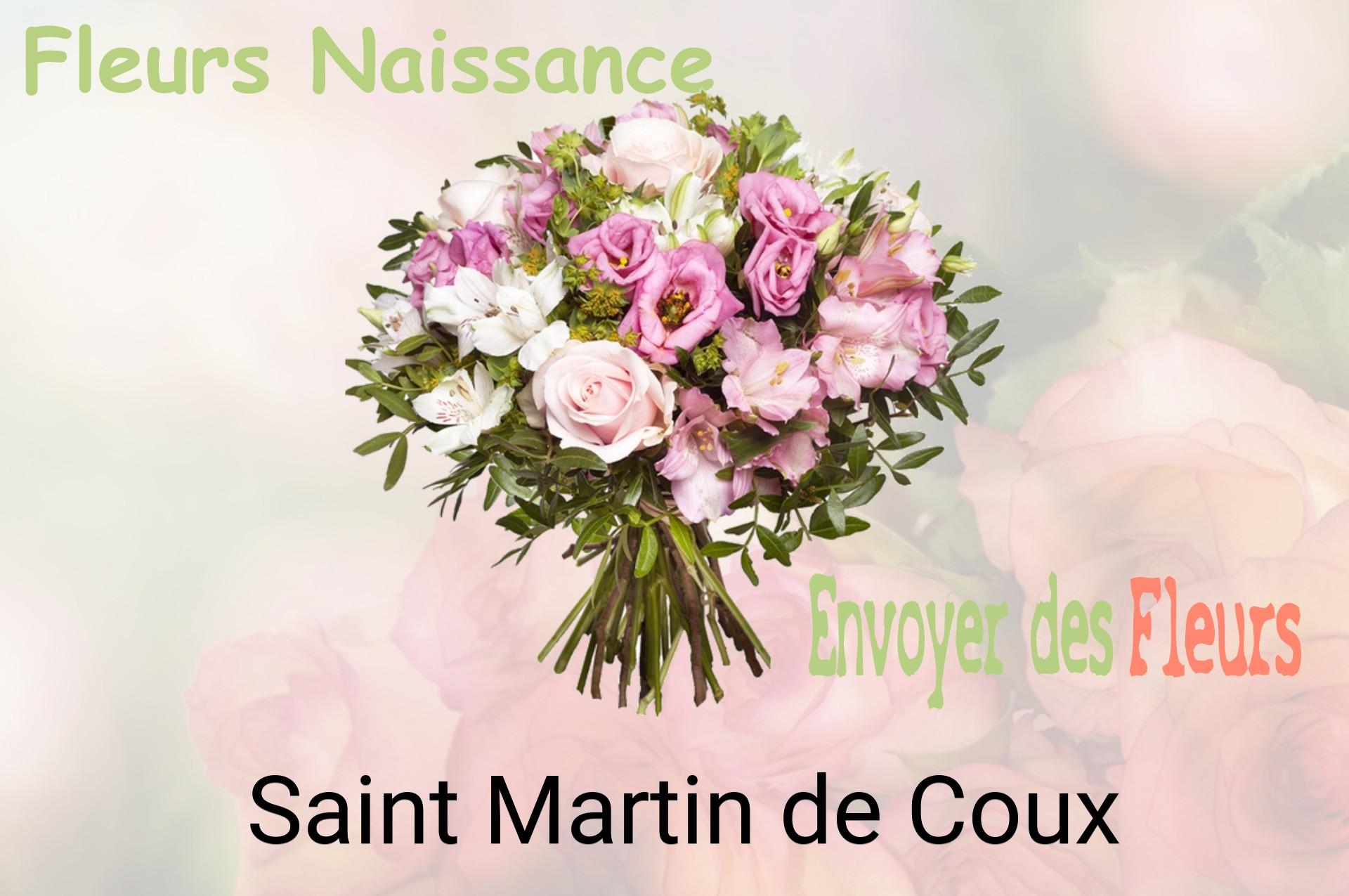 Bouquet de fleurs de naissance livré à Saint-Martin-de-Coux